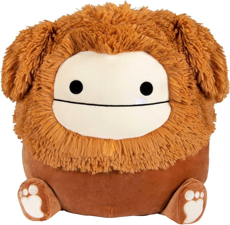 Squishmallow 12" Benny Brown Bigfoot