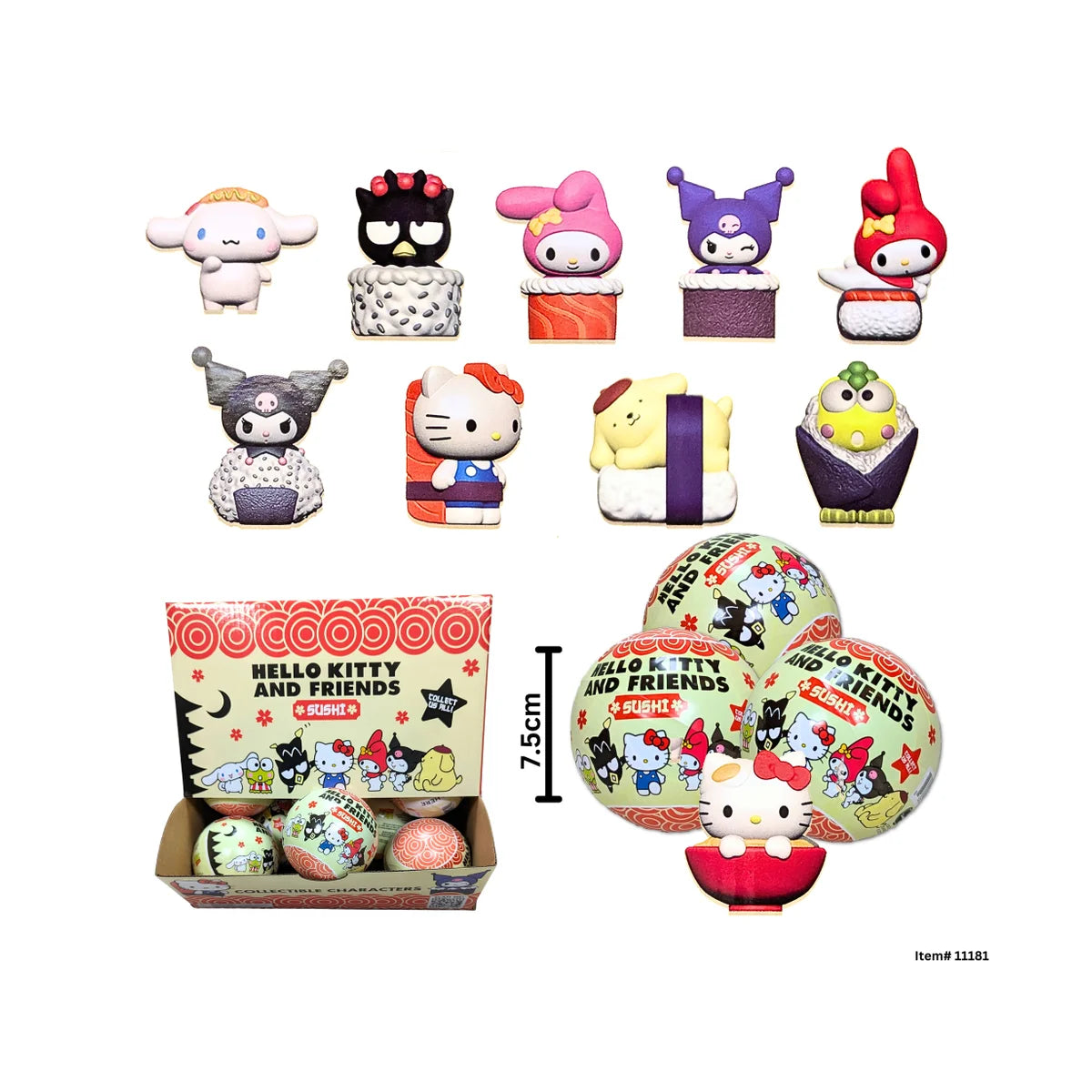 Hello Kitty Sushi Buddies Surprise Capsule Toytown – Toytown Toronto
