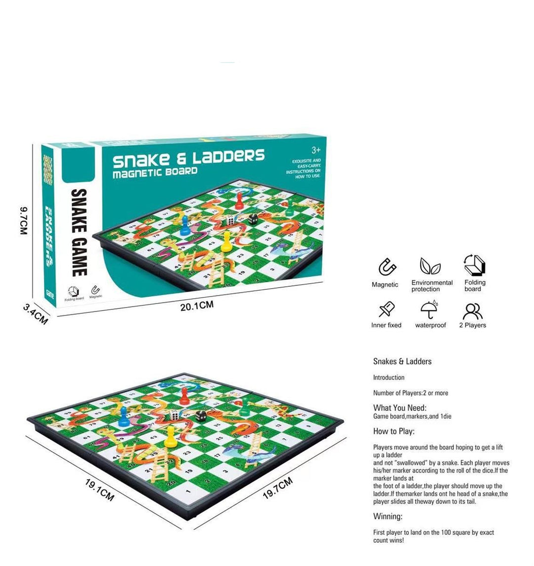 Magnetic Travel Snakes & Ladders
