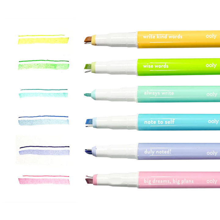 Noted! 2-In-1 Micro Fine Tip Pens & Highlighters