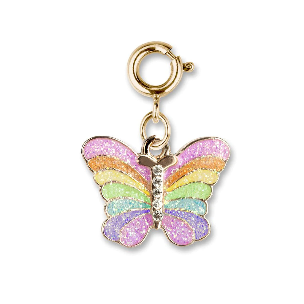 Gold butterfly charm sale
