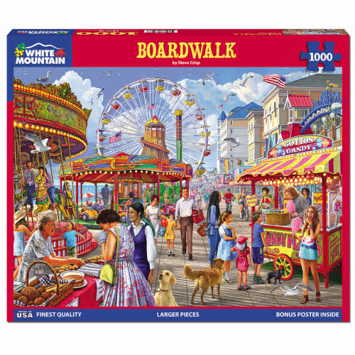 White Mountain Boardwalk 1000Pc Puzzle