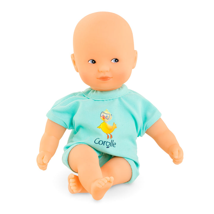 Corolle Mini Bath Blue 8" Baby Doll