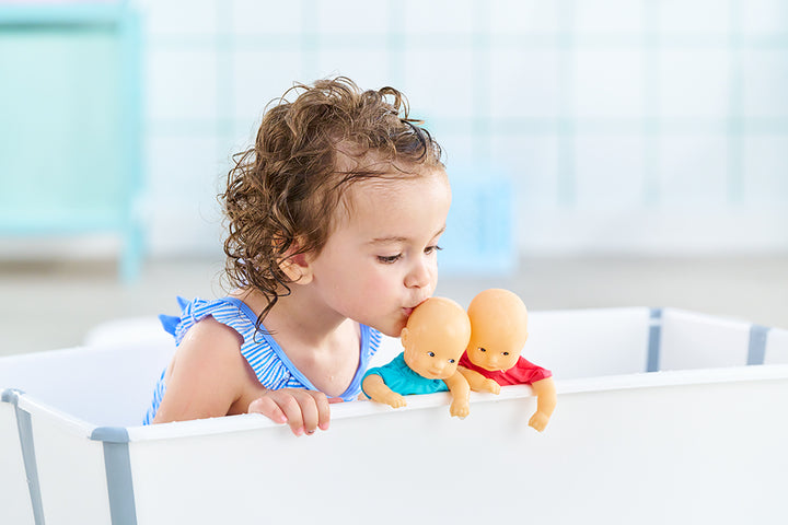 Corolle Mini Bath Blue 8" Baby Doll