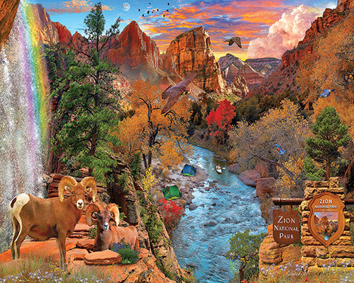 White Mountain Zion National Park 1000Pc Puzzle