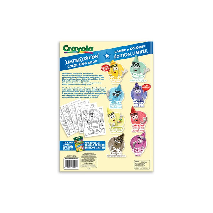 Crayola Colouring Book 48 Page Retired Crayons