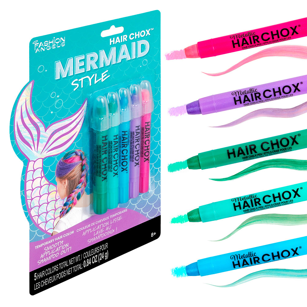Fashion Angels Hair Chox Mermaid 5pk