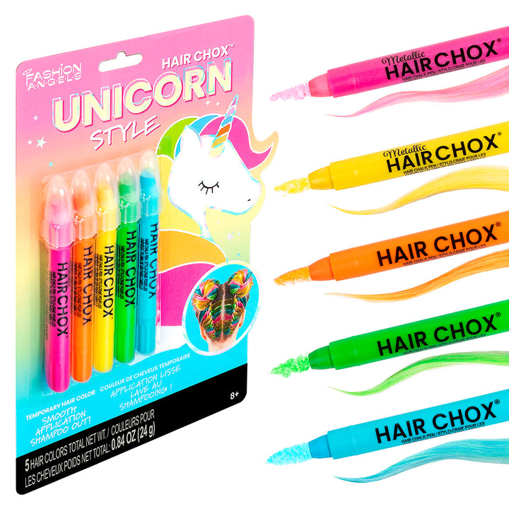 Fashion Angels Hair Chox Unicorn 5pk