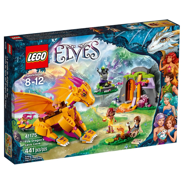 Lego Elves Fire Dragon's Lava Cave- RETIRED