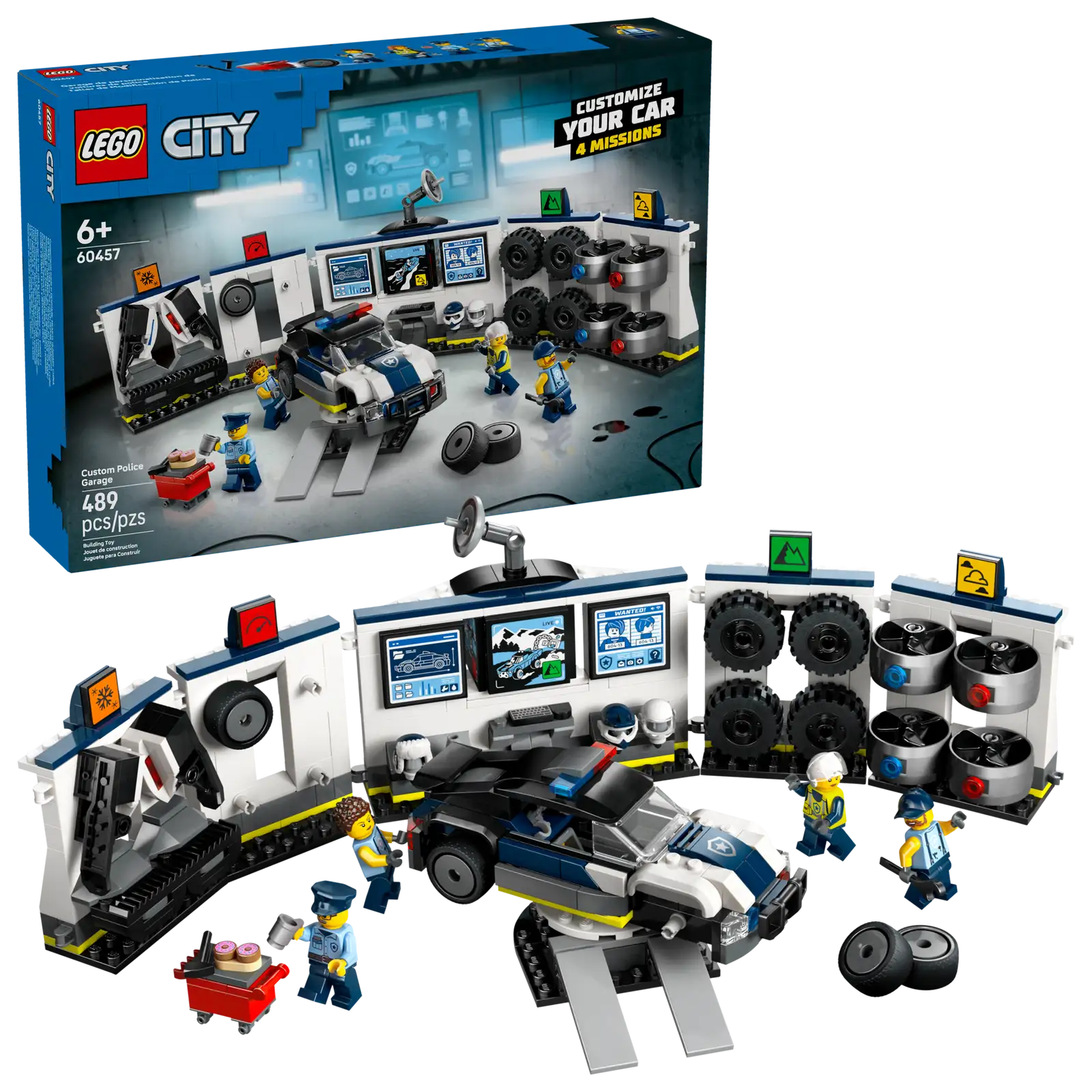 LEGO City Police Custom Police Car Garage Toytown Toytown Toronto lego-city-police-custom-police-car-garage-toytown-toytown-toronto