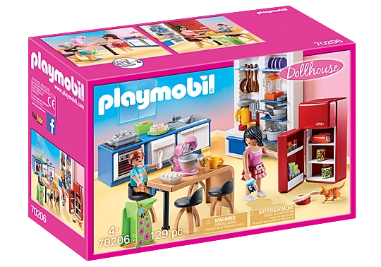 Playmobil Dollhouse Family Kitchen