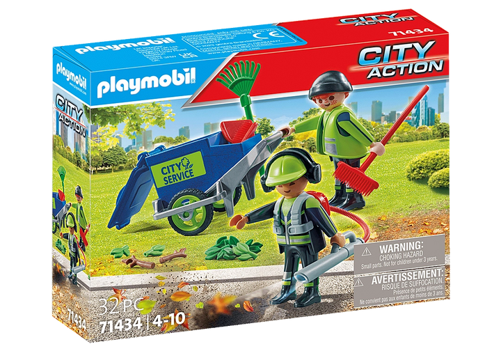 Playmobil City Cleaning Street Cleaning Team