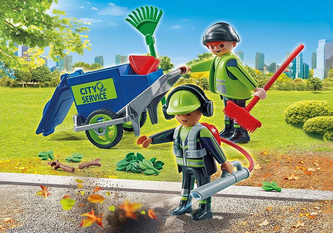 Playmobil City Cleaning Street Cleaning Team