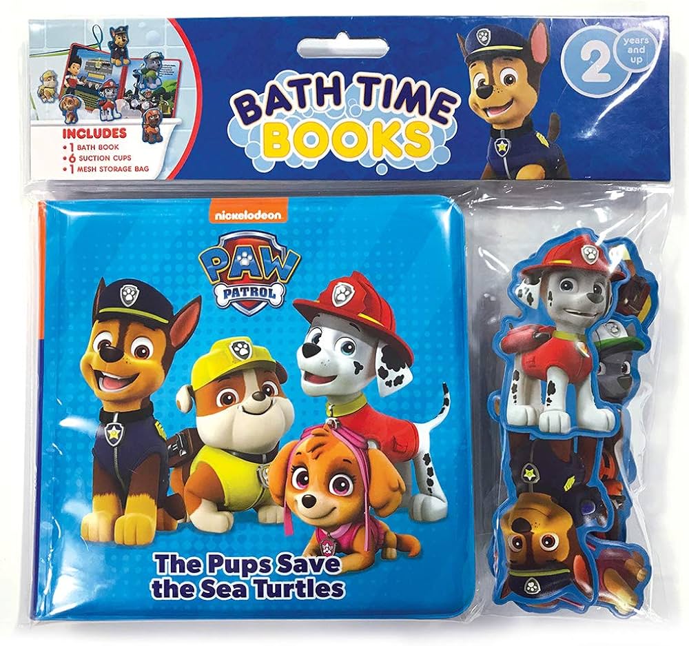 Paw Patrol Bathtime Book