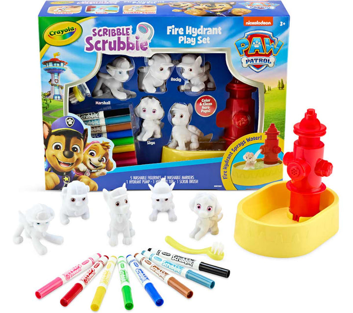 Crayola Scribble Scrubbie Paw Patrol Fire Hydrant Playset
