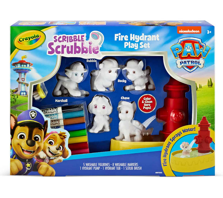 Crayola Scribble Scrubbie Paw Patrol Fire Hydrant Playset