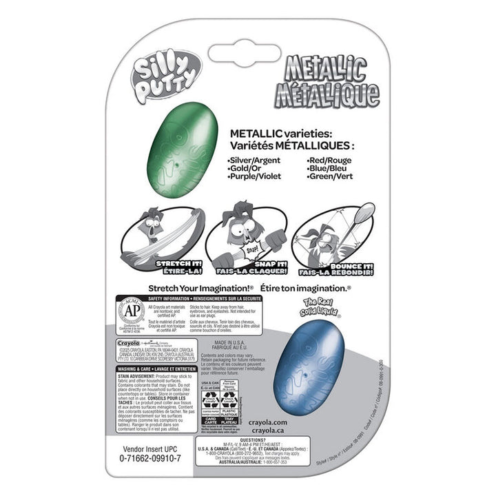 Crayola Silly Putty Metallic 2 Pack