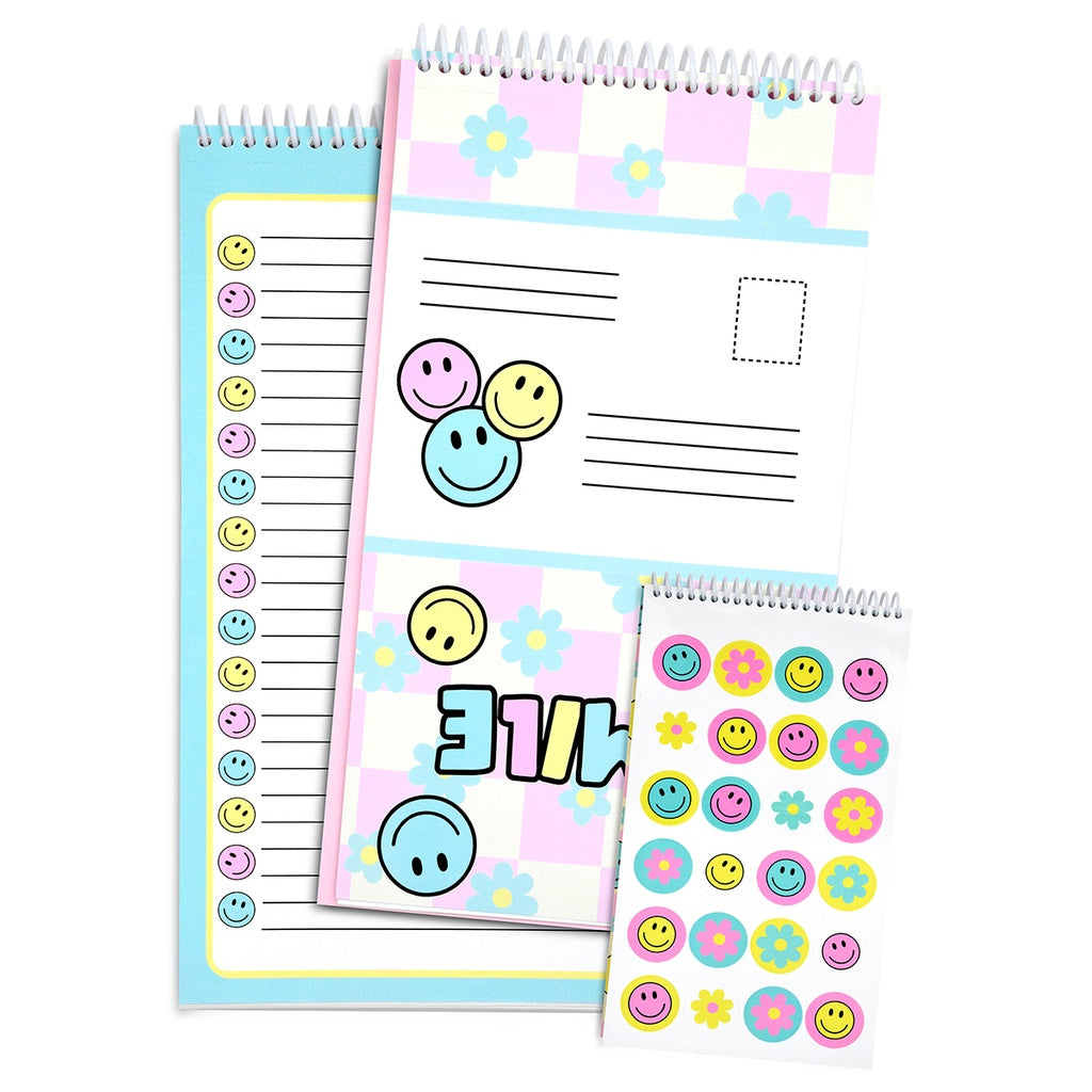 Iscream Happy Check Seal & Send Stationery