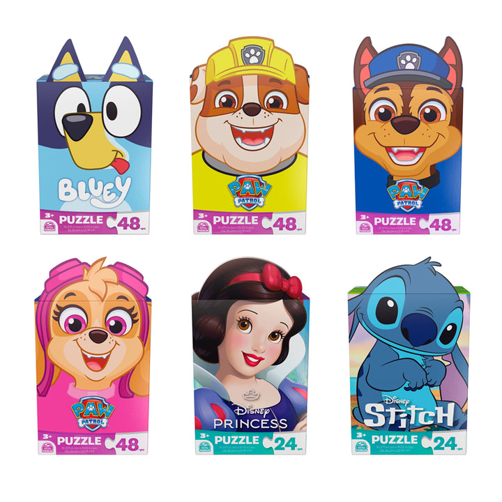 24/48 Piece Character Puzzle Assortment