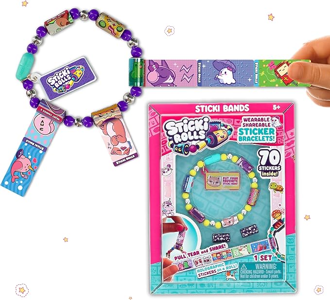 Sticki Rolls Sticki Bands Bracelet Pack
