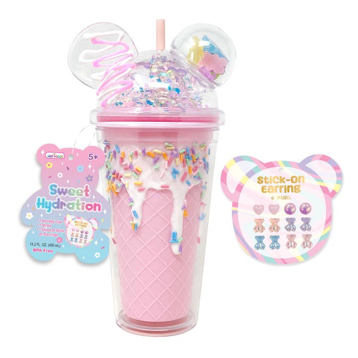 Hot Focus Gummy Bear Sweet Hydration Cup