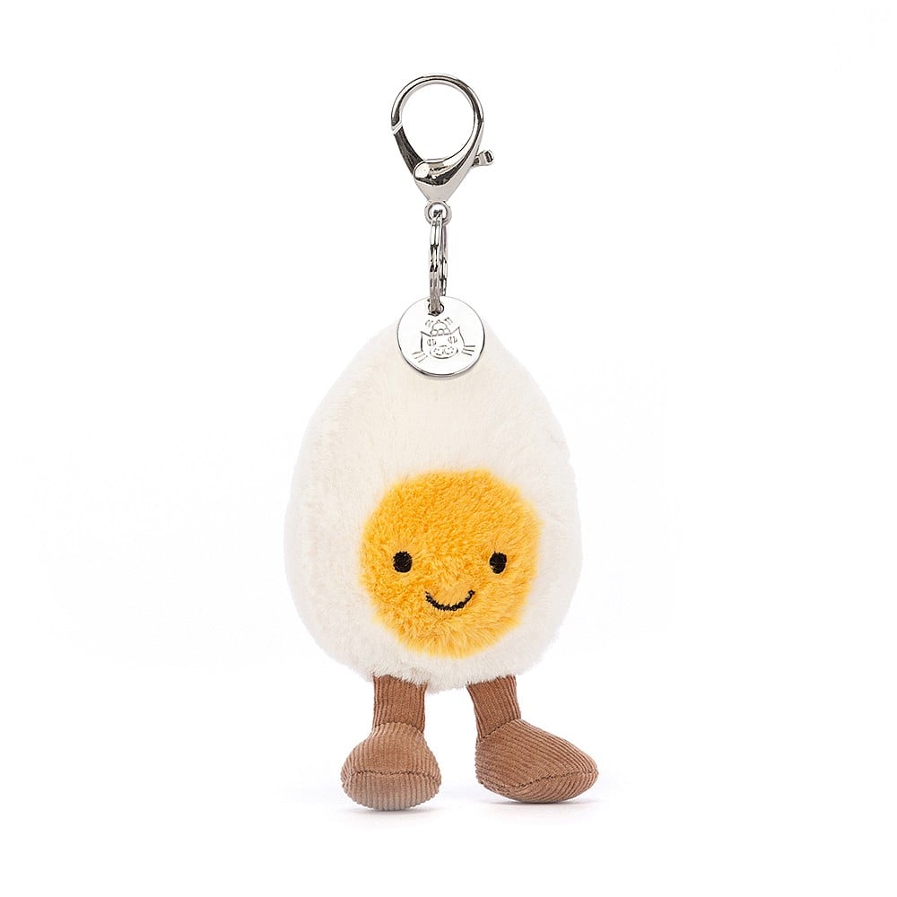 Jellycat Amuseables Happy Boiled Egg Bag Charm Toytown