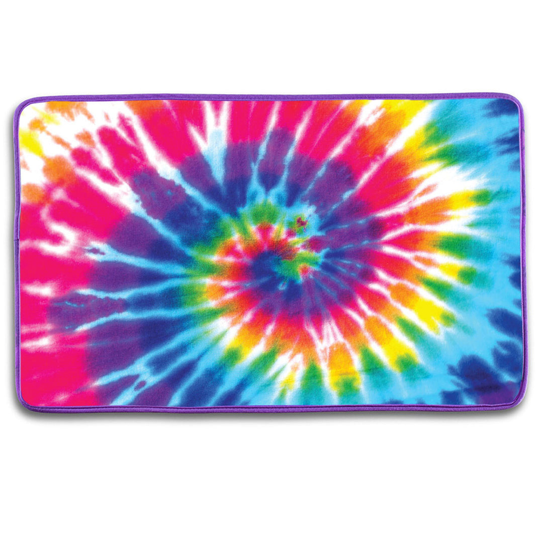 Top Trenz Primary Tie Dye Floor Mat