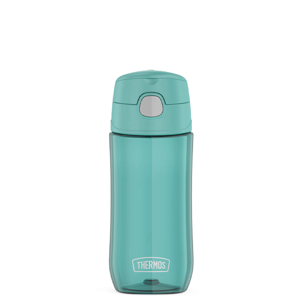 Thermos 16oz Plastic Kids Water Bottle Teal