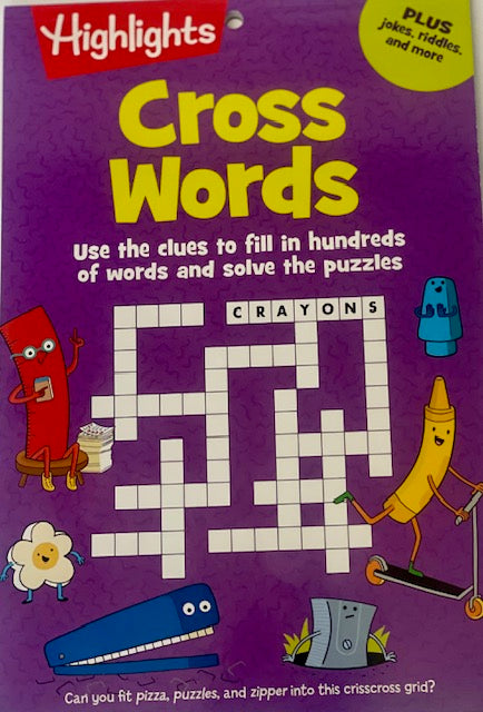 Highlights Cross Words: Use the Clues to Fill in Hundreds of Words & Solve the Puzzles