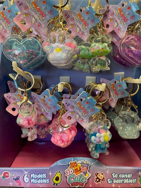 Cute Liquid Keychains