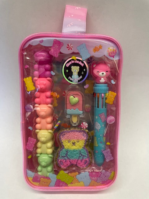 Hot Focus Gummy Bear Stationary Essentials