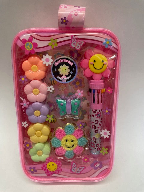Hot Focus Groovy Flowers Stationary Essentials