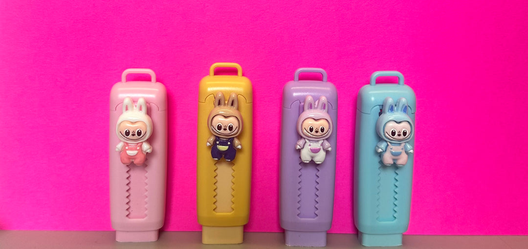 Little Monster Retractable Erasers Assorted