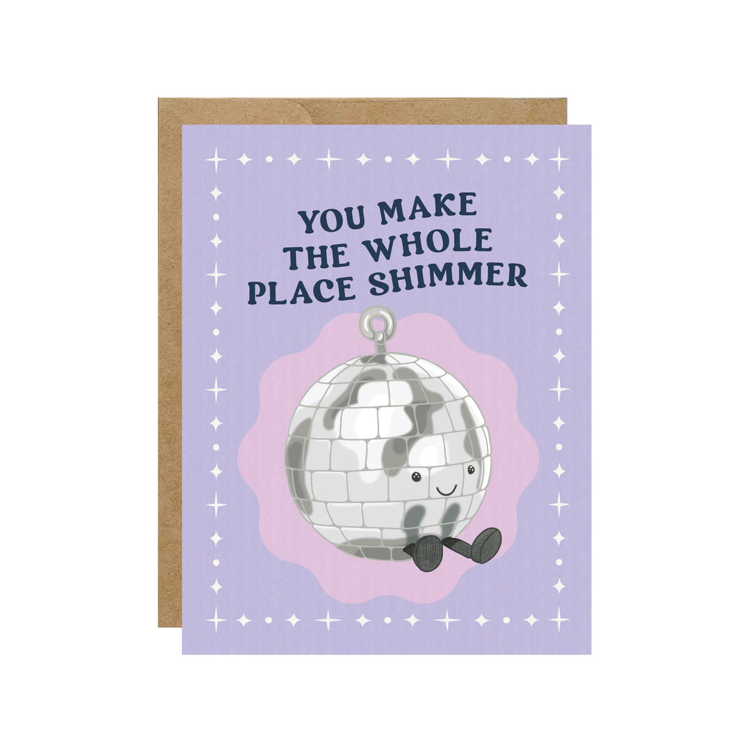 Jelly Disco Ball Greeting Card