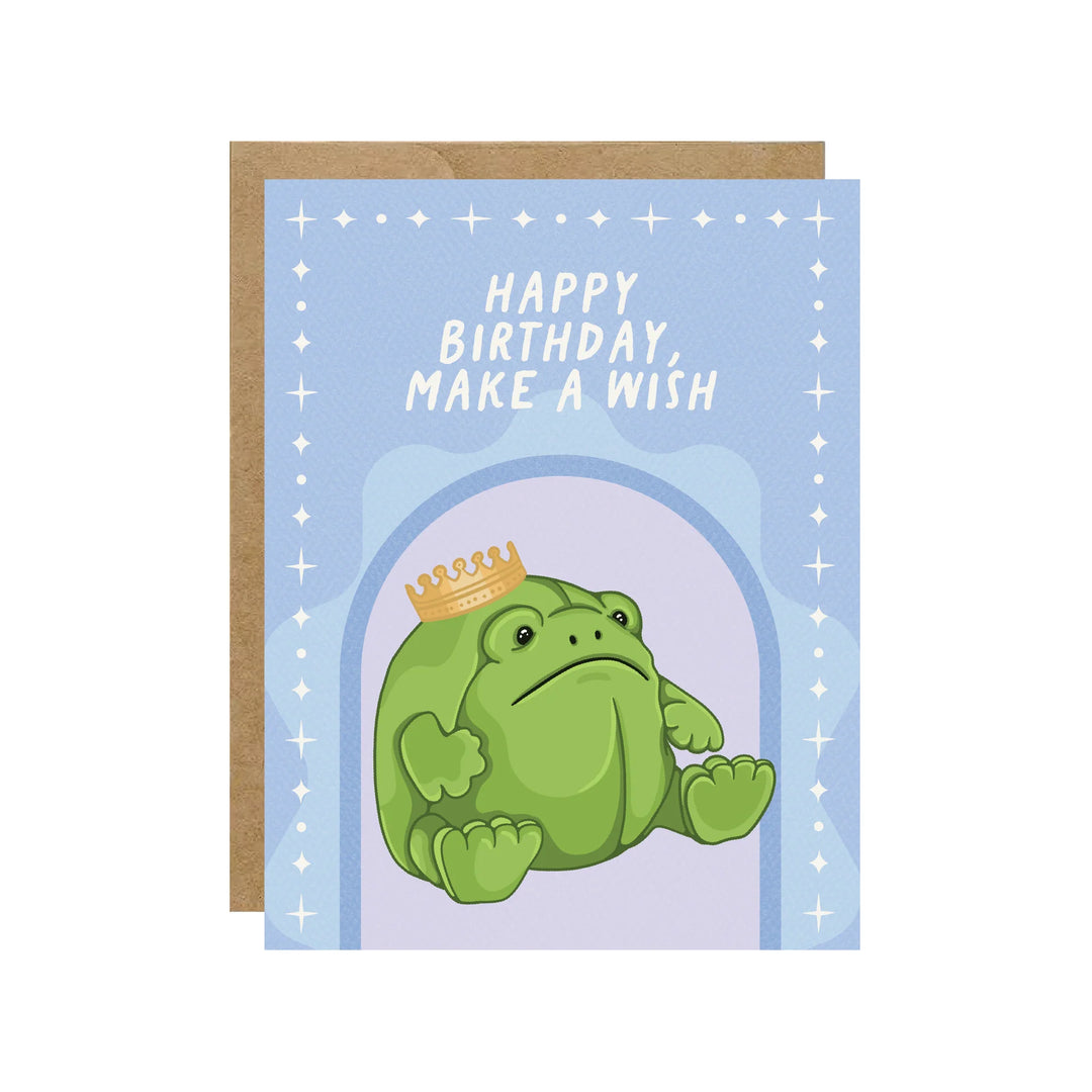 Jelly Frog Birthday Wish Card