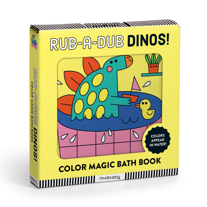 Rub-A-Dub Dinos! Colour Magic Bath Book