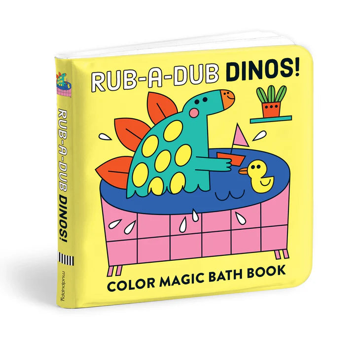 Rub-A-Dub Dinos! Colour Magic Bath Book