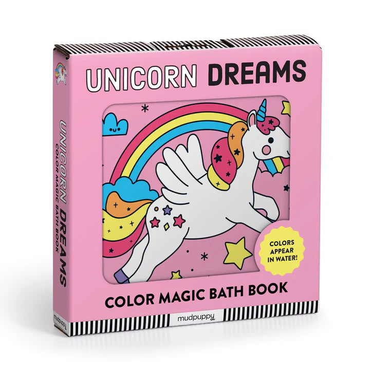 Unicorn Dreams Colour Magic Bath Book
