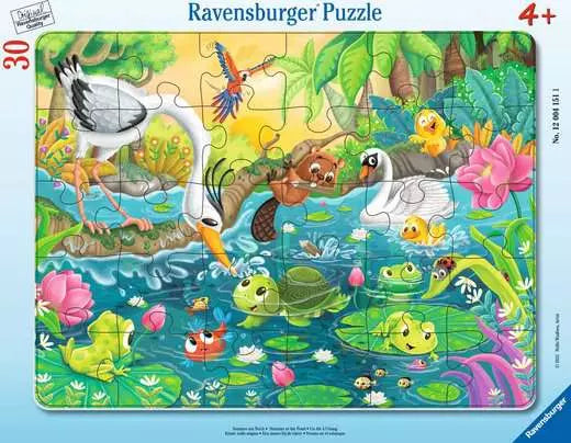 Ravensburger Summer At The Pond Frame Puzzle 30 PC