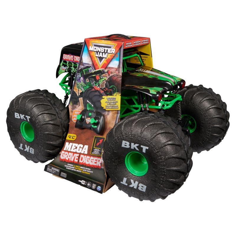 Grave Digger Monster Truck Remote Control Car Monster Jam RC Mega