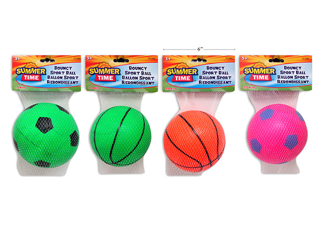 5' Bouncy Sport Ball Assortment
