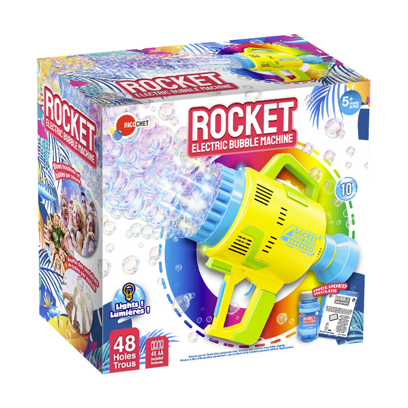 Rocket Electric Bubble Machine