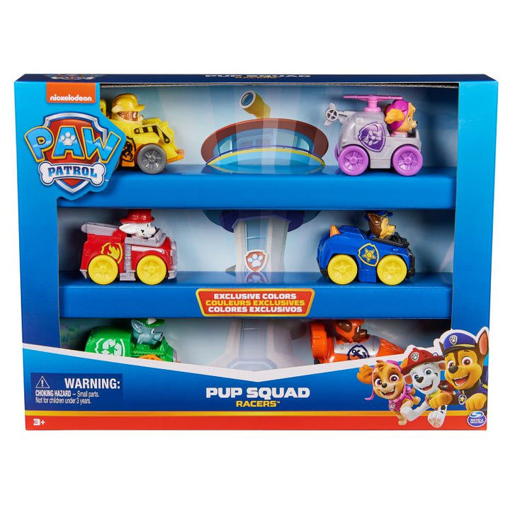Paw Patrol Pup Squad Racers 6-pack Vehicle Gift Set