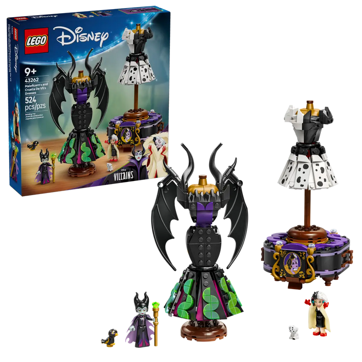 Lego® Disney Maleficent's and Cruella De Vil's Dresses