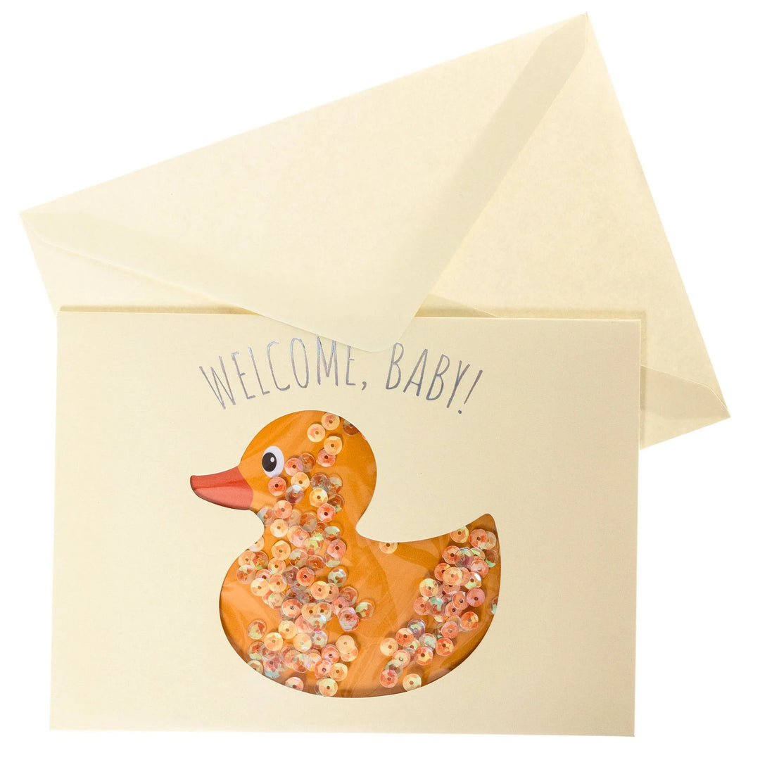 Rubber Ducky New Baby Card