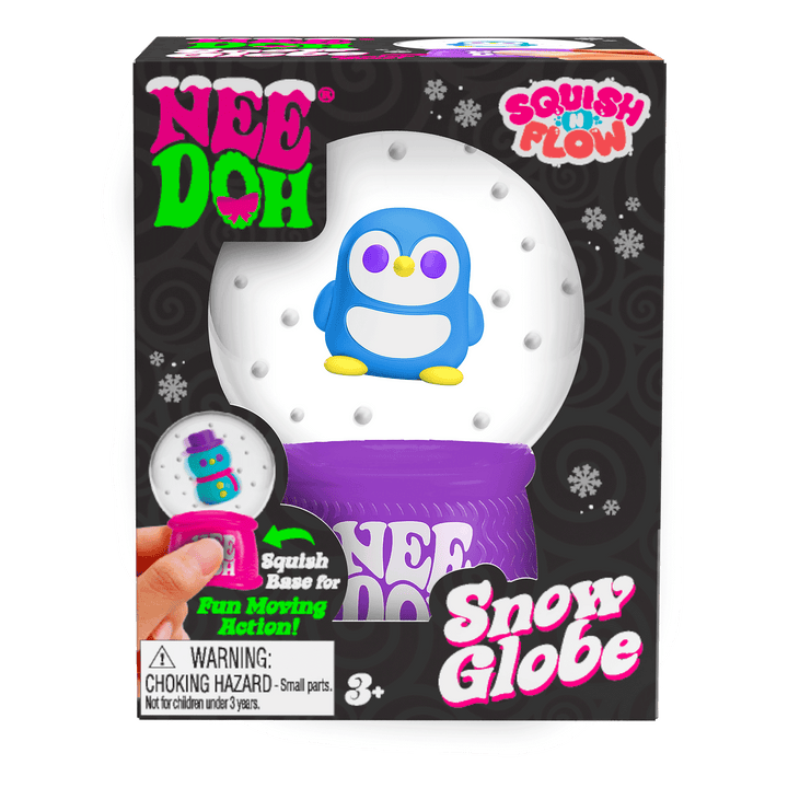 NeeDoh Squish N Flow Snow Globe