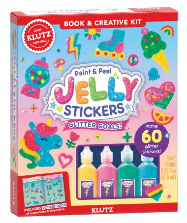 Klutz: Paint & Peel Jelly Stickers: Glitter Goals!