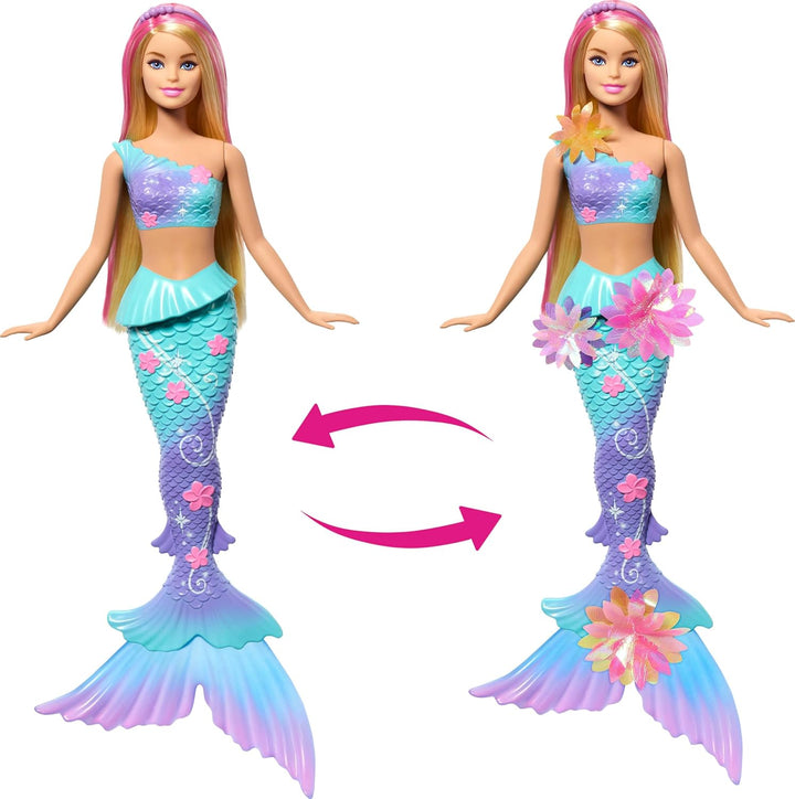 Barbie® - Blonde Flower Magic Mermaid
