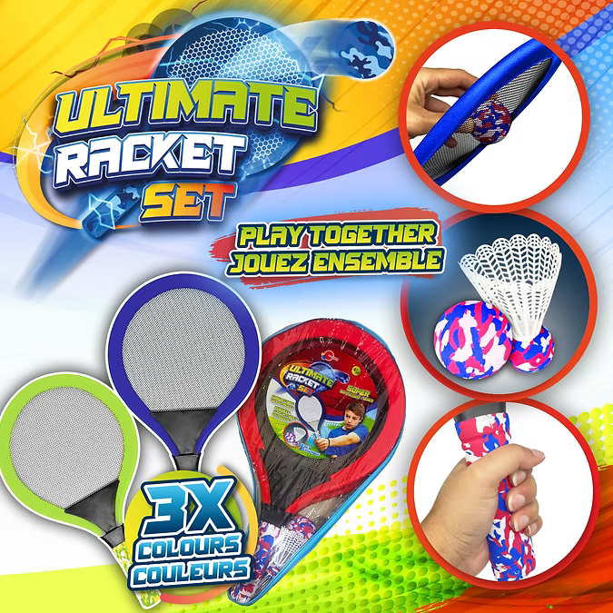 LED Badminton Racket Set