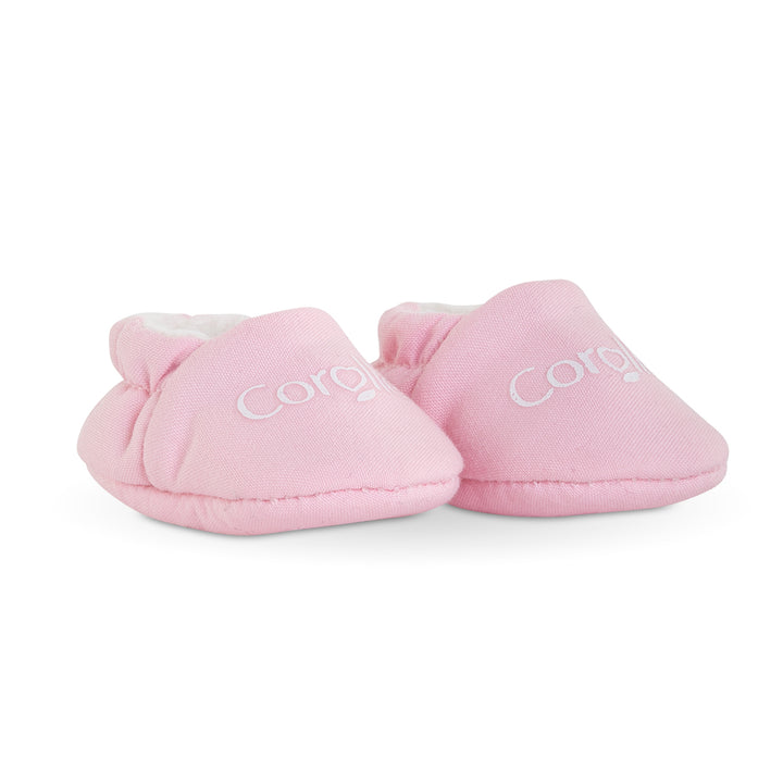 Corolle Pink Slippers For 12" Baby Doll
